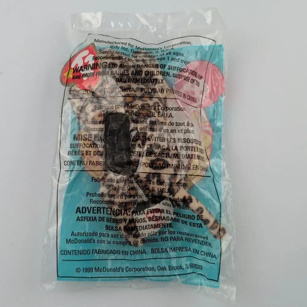 7 Sealed McDonald's TY Teenie Beanie Babies 1998-2000 Mixed Lot